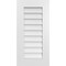 Ekena Millwork Vertical Surface Mount PVC Gable Vent: Non-Functional, w/ 3-1/2"W x 1"P Standard Frame, 16"W x 32"H GVPVE16X3201SN - alternate 1
